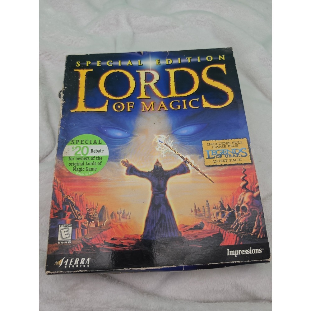 Lords of Magic: Special Edition (PC CD-ROM Big Box 1998 Sierra) Factory Sealed